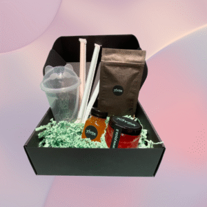 Iškirtinis JOYZA Nr. 4 burbulinės arbatos rinkinys – Marakujos Sprogimas!